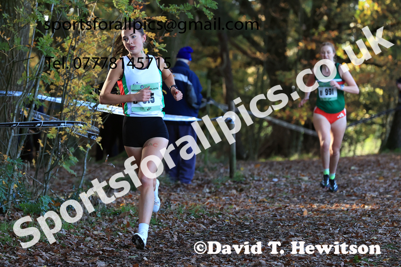 Senior Womens 2025 National Cross Country Relays, Berry Hill Park, Mansfield. Photo: David T. Hewitson/Sports for All Pics